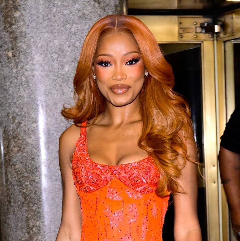 Keke Palmer và vẻ đẹp tông san hô rực rỡ