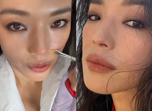 Thư Kỳ bật mí cách che rãnh cười giúp trẻ hơn tự nhiên