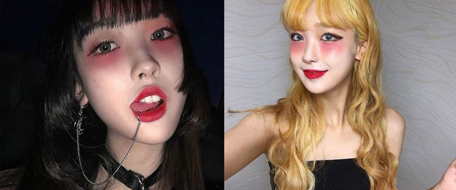 Trang điểm má hồng say rượu