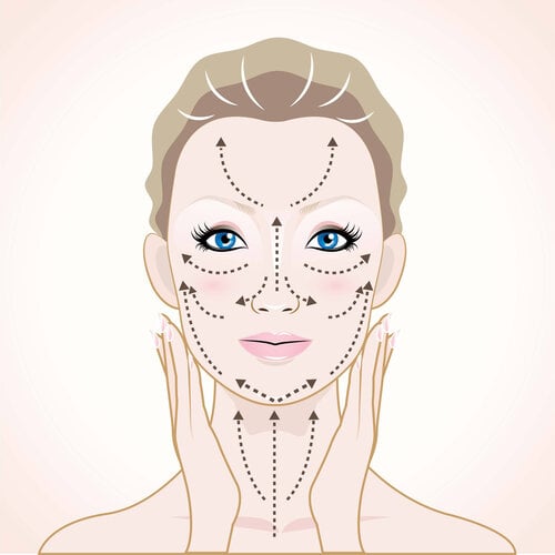 Massage da mặt giúp da đàn hồi