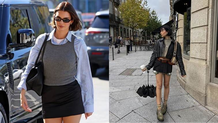 Kết hợp giữa tóc bob và miniskirt đầy cá tính
