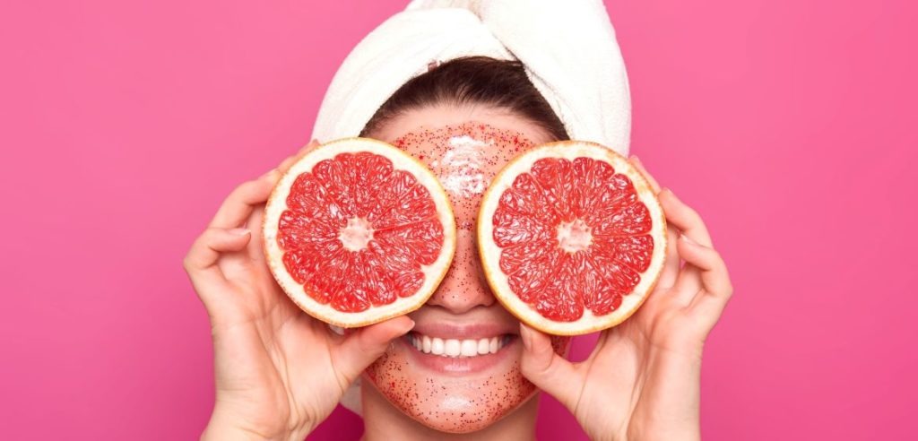 Mặt nạ bưởi – Thanh lọc da, chống oxy hóa