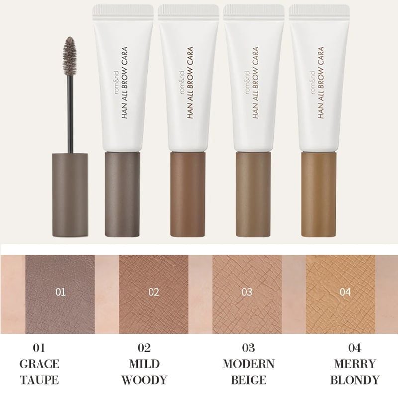 Mascara Lông Mày Lâu Trôi Romand Han All Brow Cara