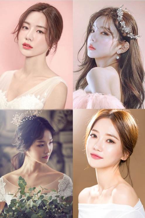 Makeup cô dâu sử dụng các màu ngọt ngào