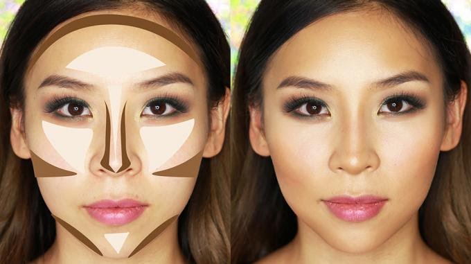 cách dùng phấn tạo khối dễ dàng, hiệu quả 