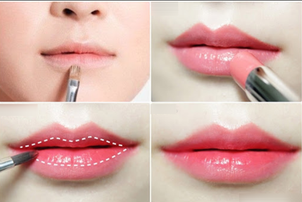 Đánh son môi để giúp môi thêm quyến rũ