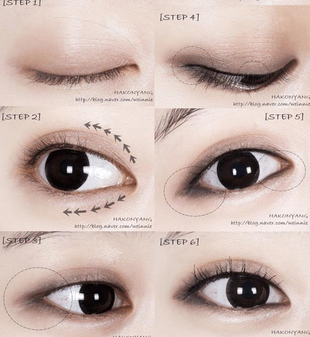 cách trang điểm mắt 1 mí