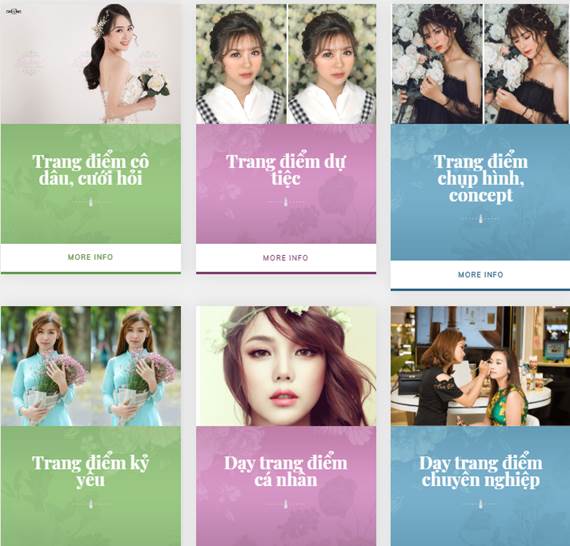 Các dịch vụ trang điểm tại Juhee Makeup