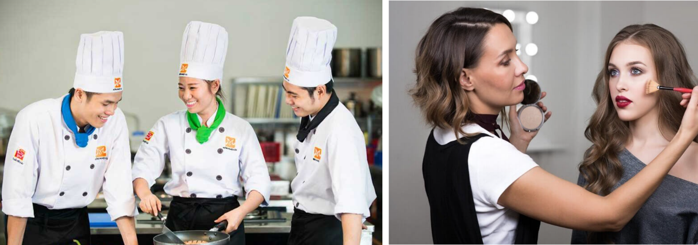 Nên đi học makeup hay học nấu ăn 