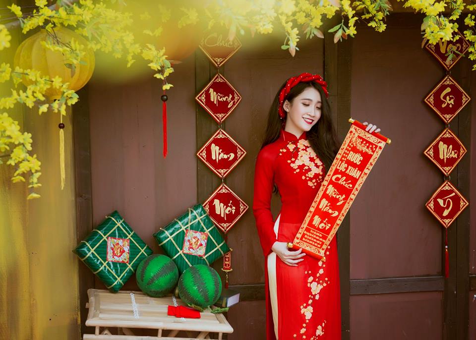 Makeup chụp ảnh tết