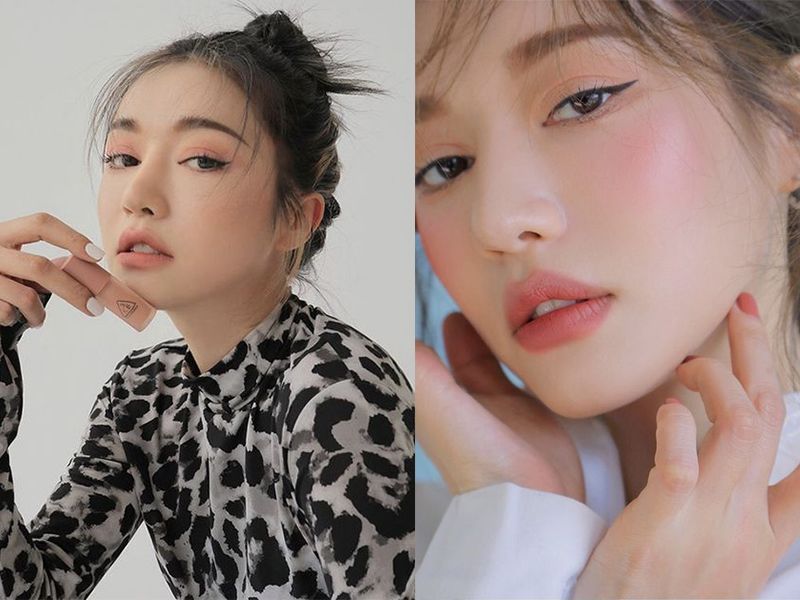 Makeup tone hồng đất