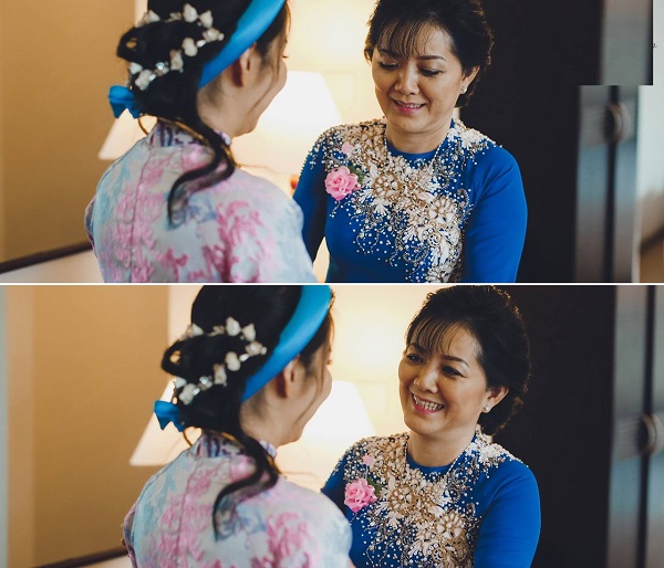 Trang điểm mẹ chồng nàng dâu