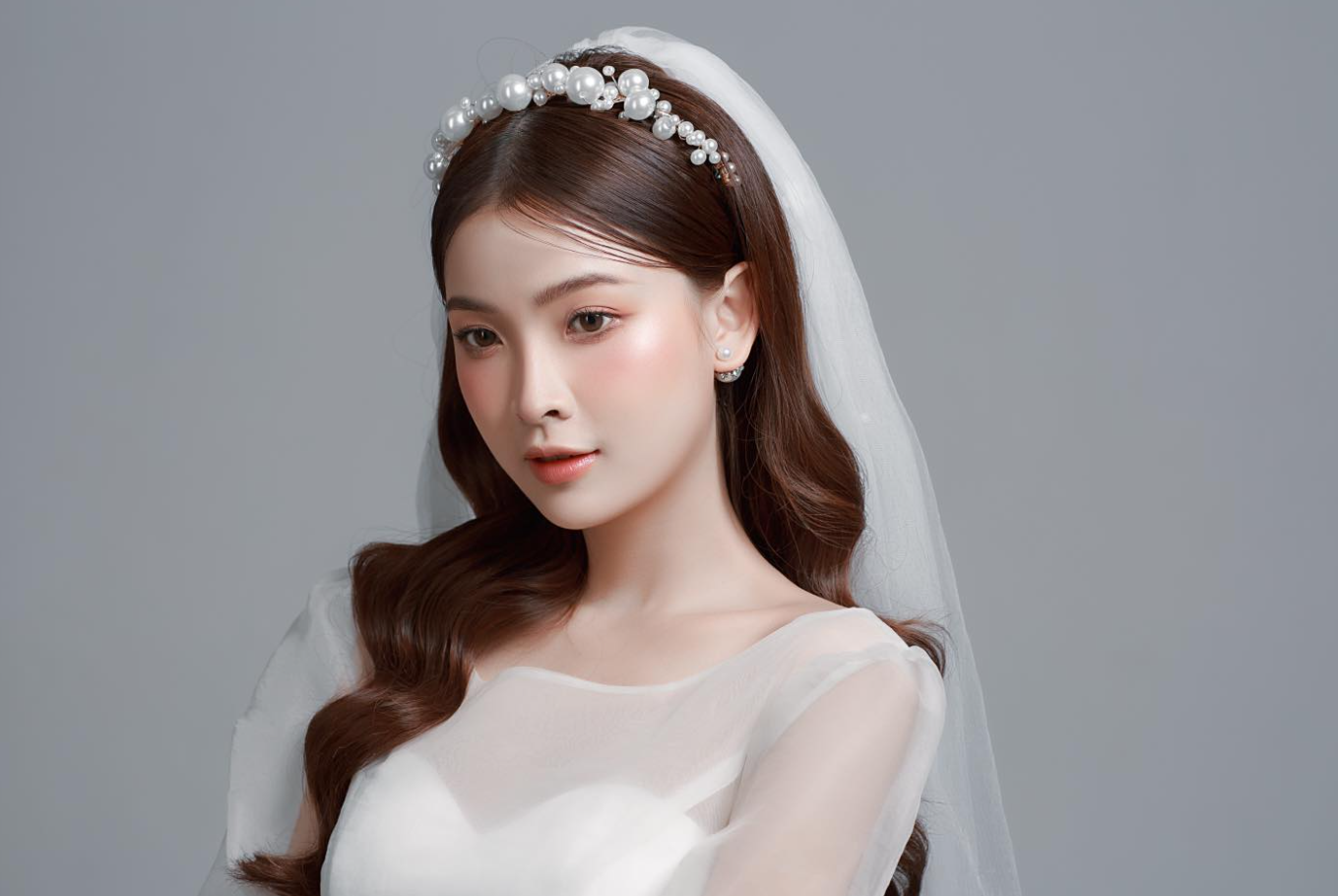 trang điểm cô dâu mặt vuông đẹp