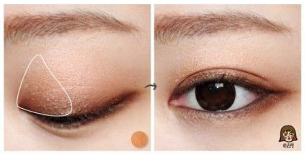 cách trang điểm mắt tự nhiên Hàn Quốc