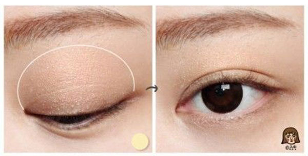 cách trang điểm mắt tự nhiên Hàn Quốc