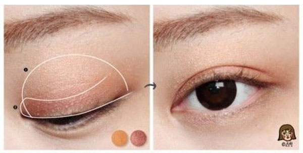 cách trang điểm mắt tự nhiên Hàn Quốc