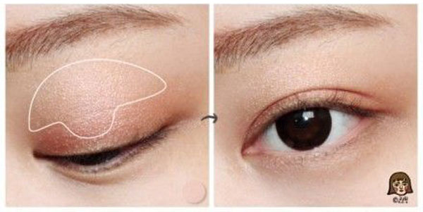 cách trang điểm mắt tự nhiên Hàn Quốc