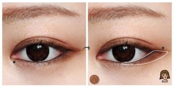 cách trang điểm mắt tự nhiên Hàn Quốc